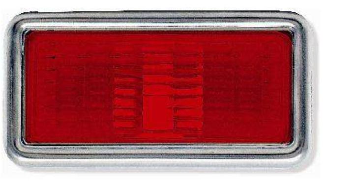 Side Marker Light: Rear 68 Camaro / Chevelle ++ : RED (ea)
